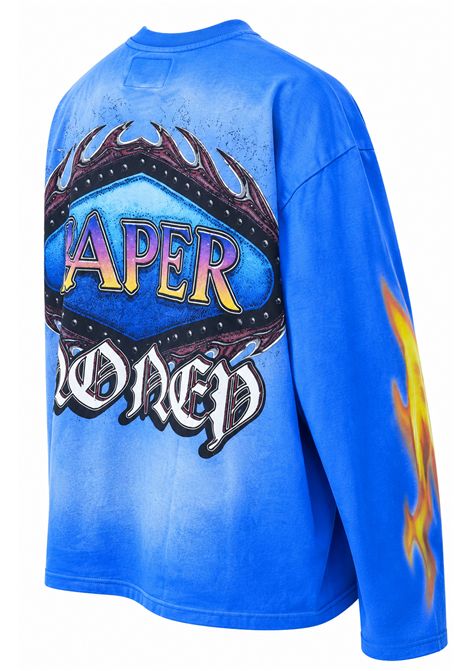 T-shirt con stampa PAPER MONEY | COLD BLOODBLU